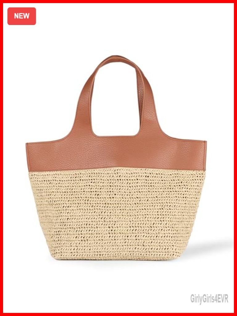 Oversized Tote Bag Faux Pebbled Leather Water Resistant Travel Daily Use